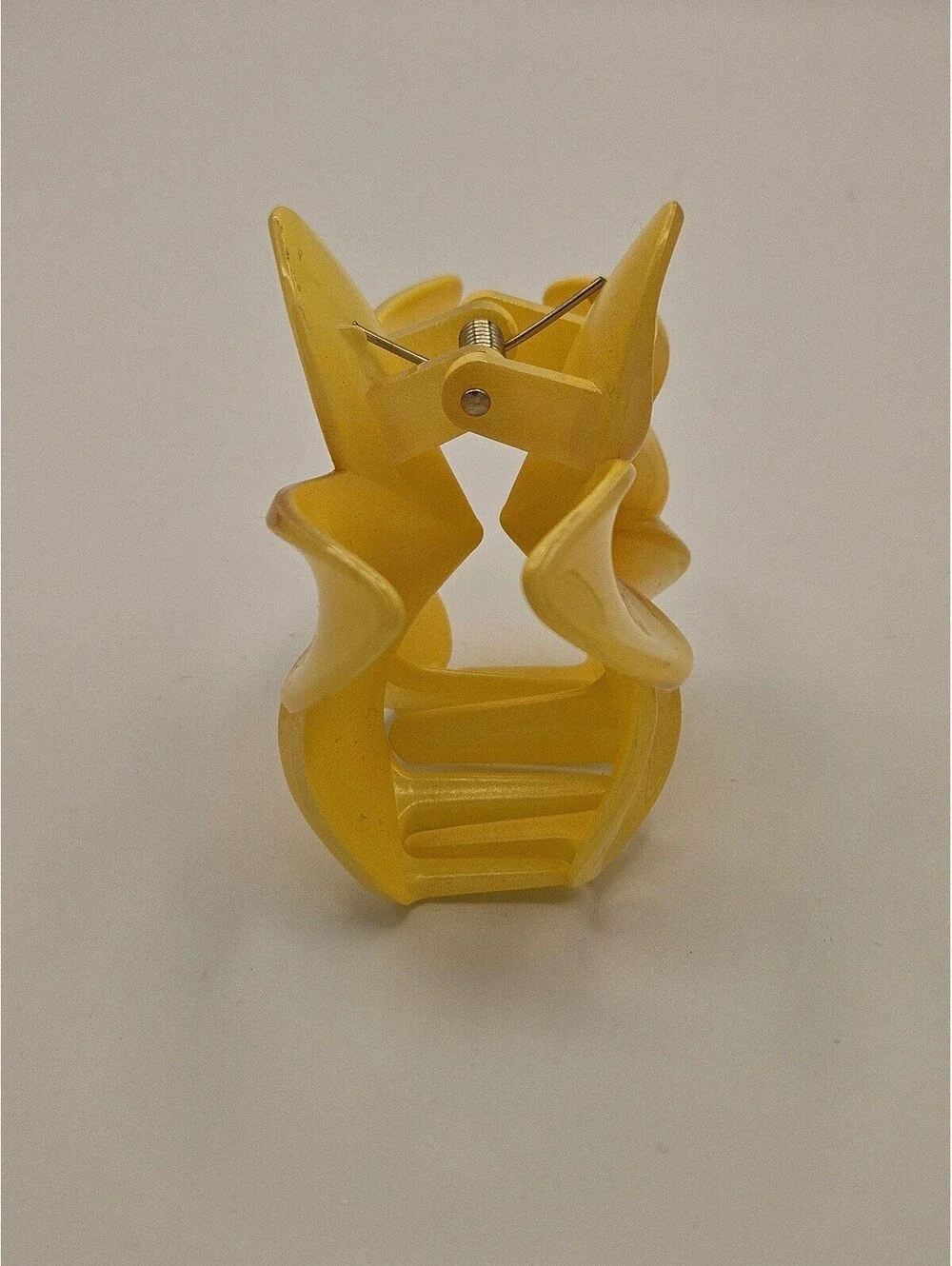 Yellow Plumeria Flower Hair Claw Clip